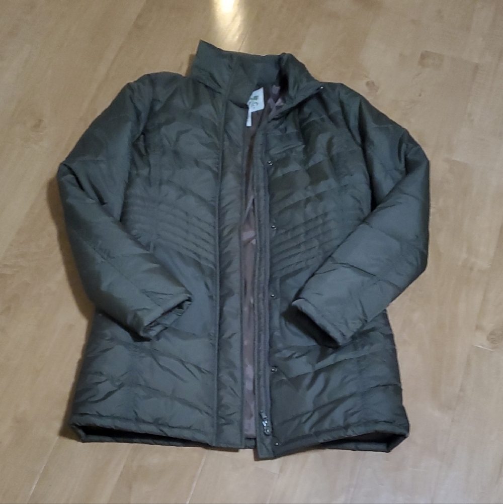 Roxy Dark Green Women's Puffer Jacket